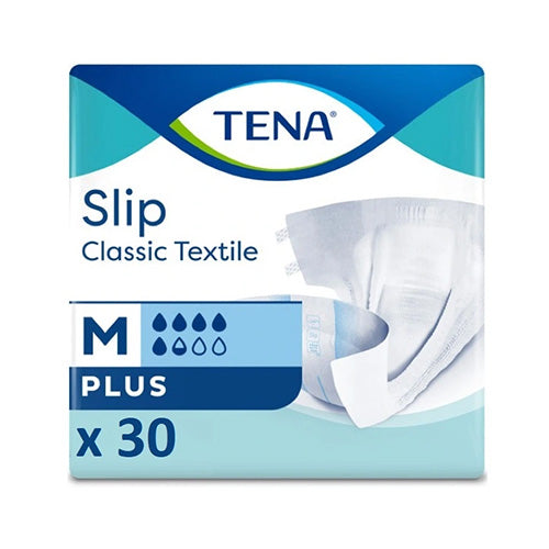 TENA Classic Textile 30 Pieces - Adult Diaper Medium 