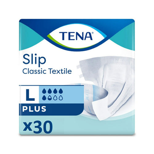 TENA Classic Textile 30 Pieces - Adult Diaper Large 