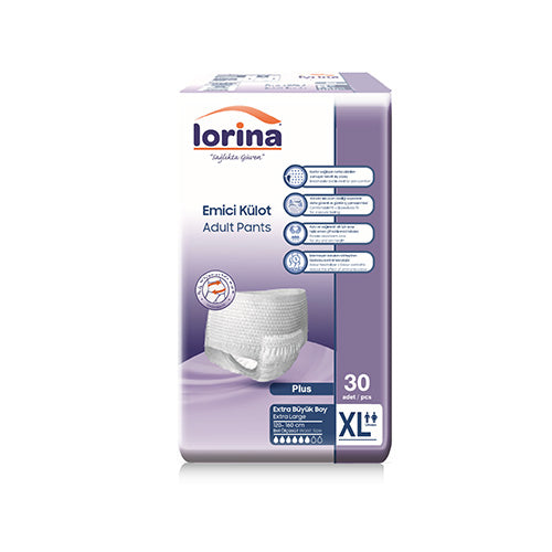 Lorina XL Beden Ekstra Large (120-160 cm) 30 Adet