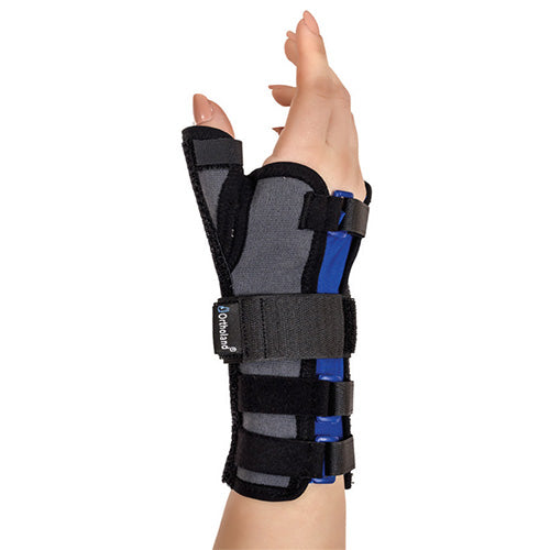 STATIC THUMB SUPPORTED WRIST SPLINT SMOKED 