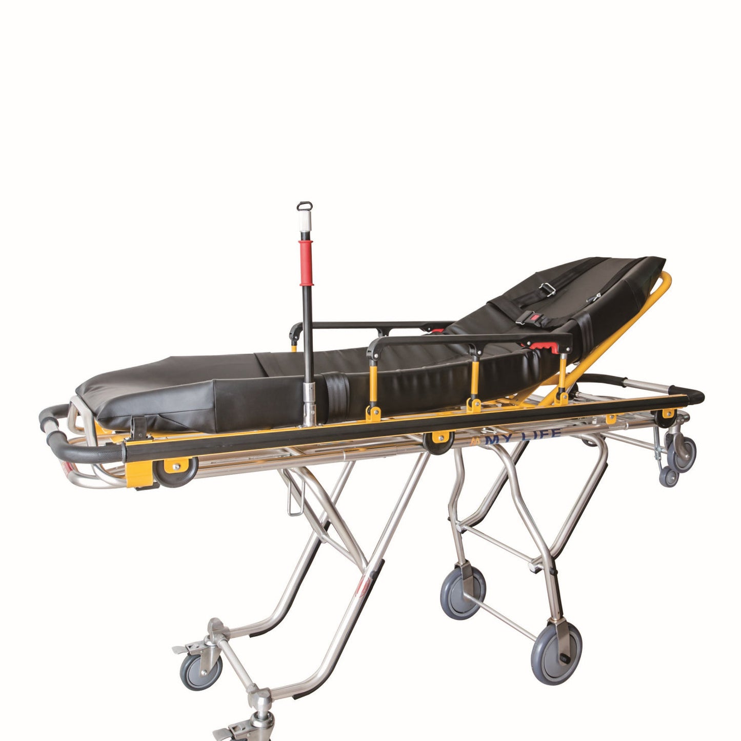 Comfort Plus Ambulance Stretcher (Black Upholstery) 