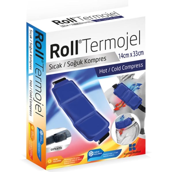 Rol Termojel Sıcak / Soğuk Kompres Çırtlı Bel-sırt-karın 14 Cm X 33 Cm