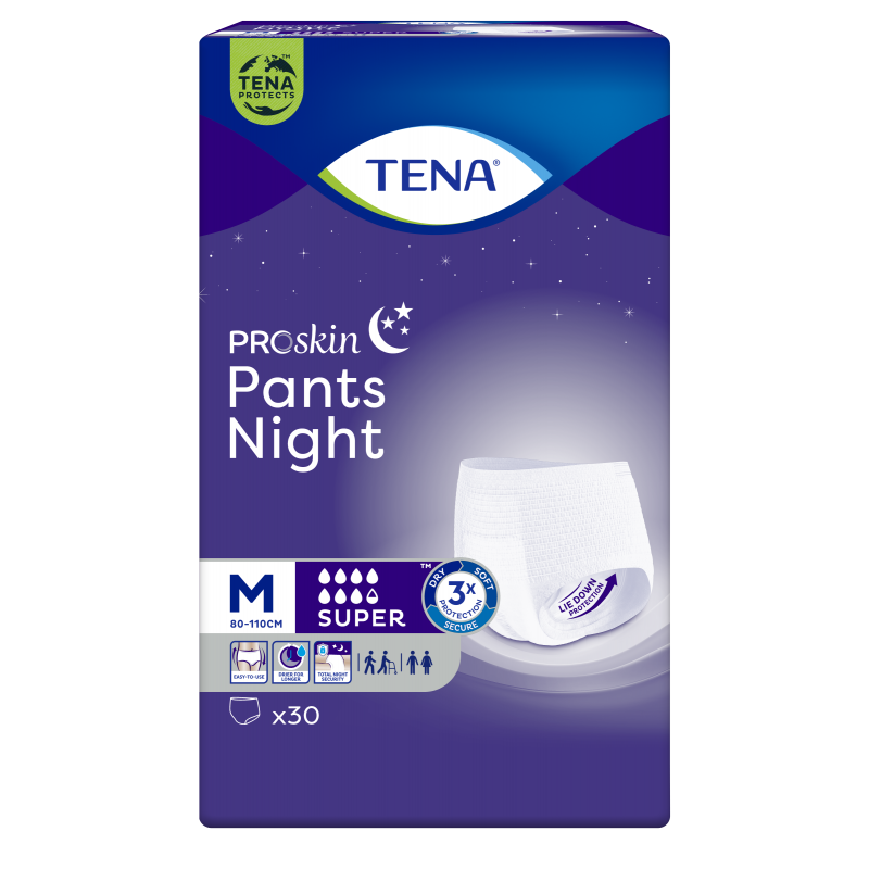 TENA 7,5 DAMLA GECE EMİCİ KÜLOTU MEDİUM ORTA BOY 30 ADET